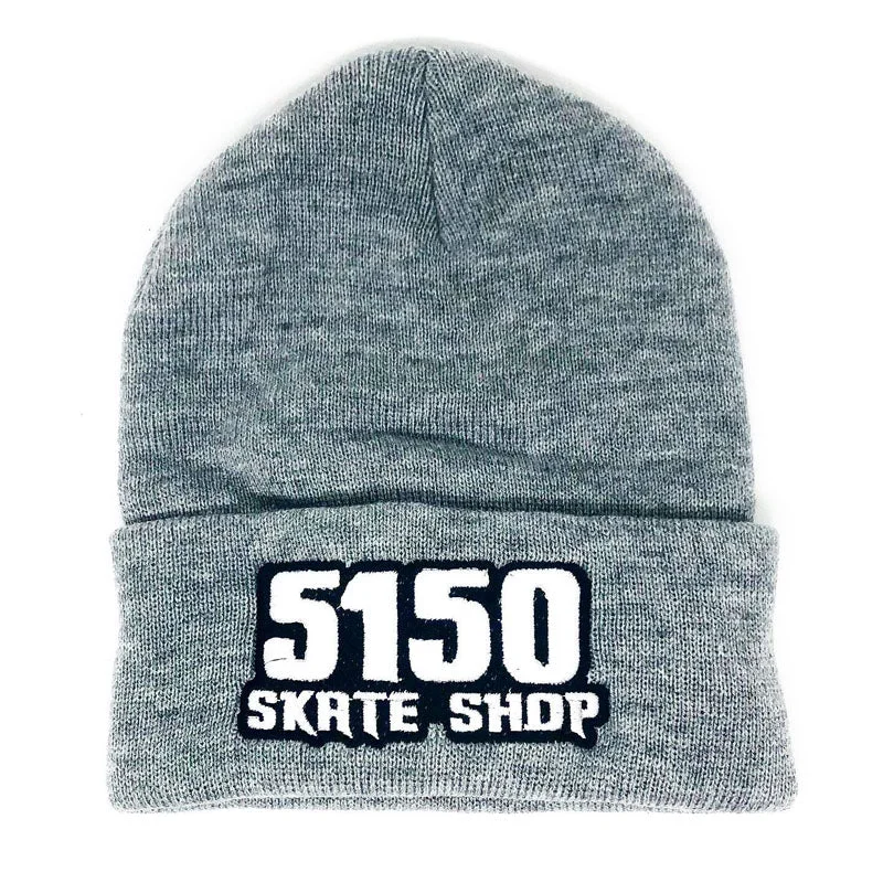 5150 Skate Shop Gray Beanies