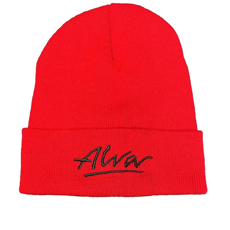 Alva Skateboards RED OG Logo Beanie