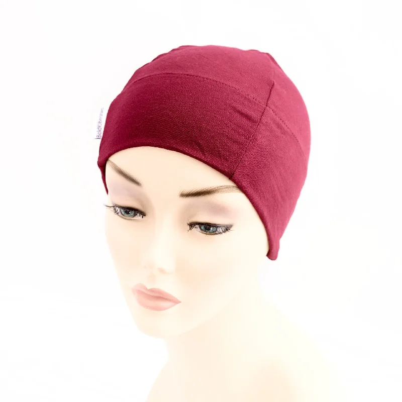 Aubergine Plain Women's Chemo Hat