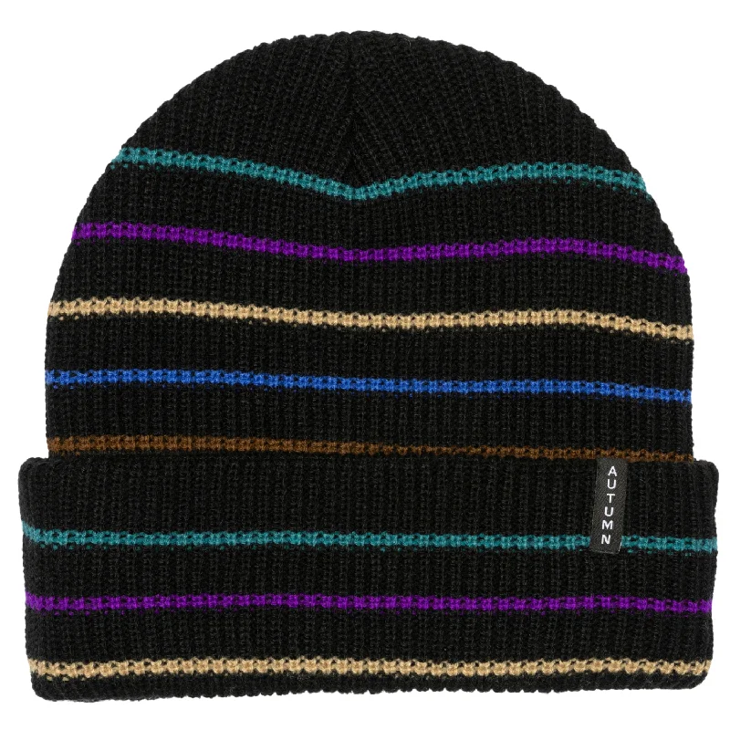 Autumn Multi Stripe Beanie 2024