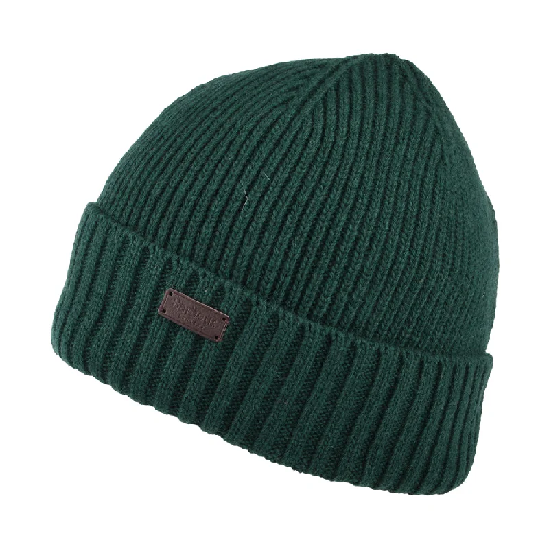 Barbour Hats Carlton Wool Blend Beanie Hat - Evergreen