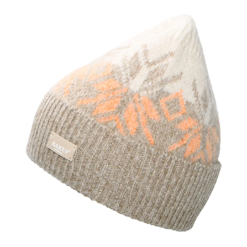 Barts Hats Fairywren Cuffed Beanie Hat - Light Brown-Apricot