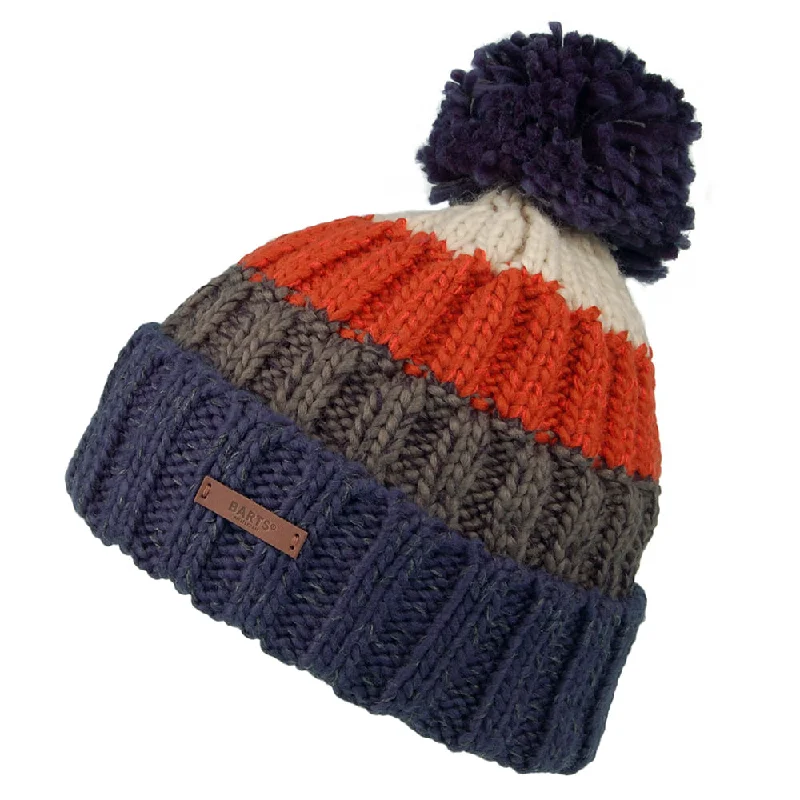 Barts Hats Wilhelm Bobble Hat - Navy Multi