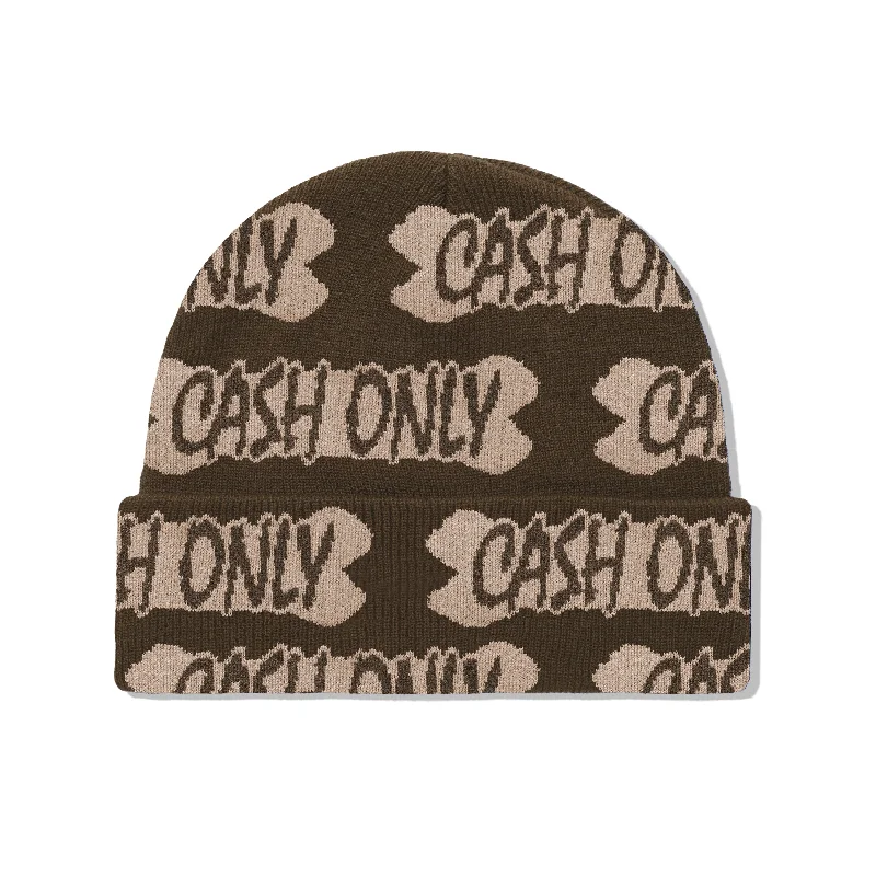 Bone Beanie (Brown)