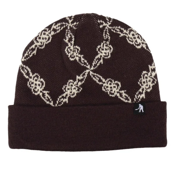 Brasco Beanie (Choc/Off-White)