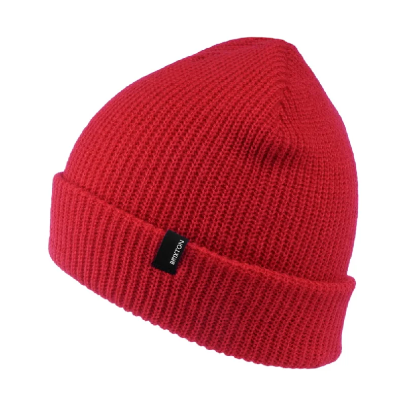 Brixton Hats Heist Cuffed Beanie Hat - Red