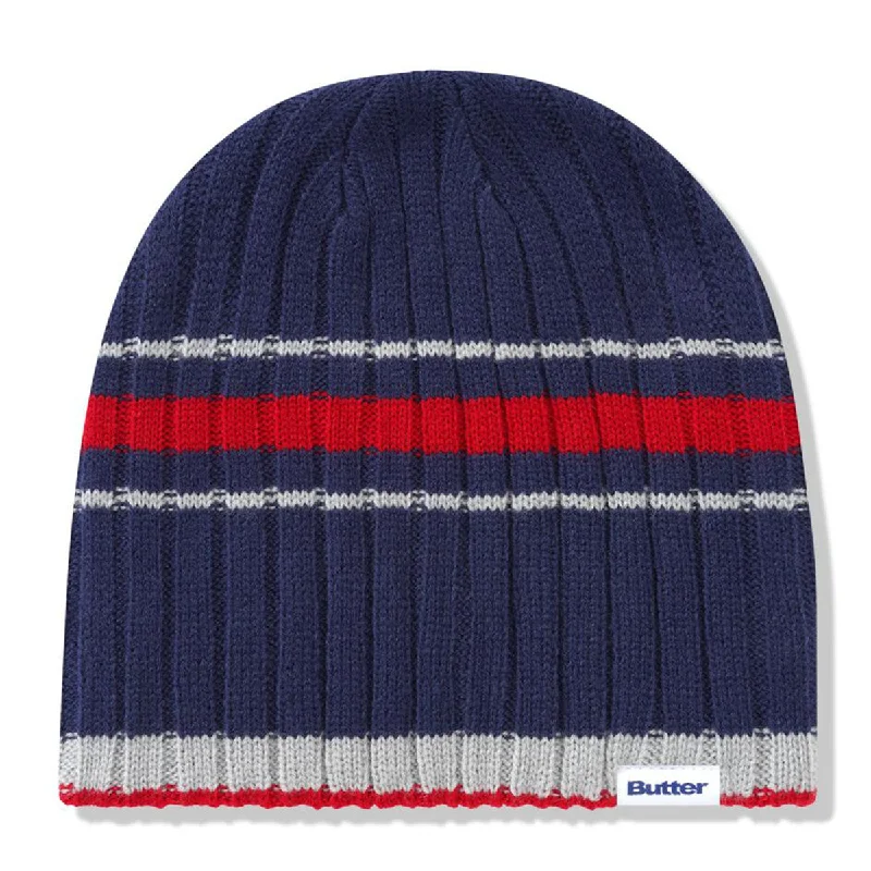 Butter Goods - Bands Skull Beanie Navy