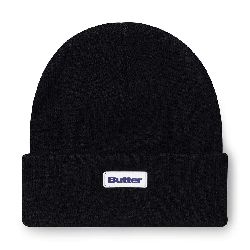 Butter Goods - Tall Cuff Beanie Black