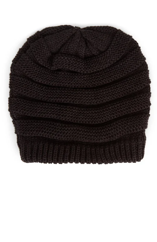 Byron Beanie Black Stealth