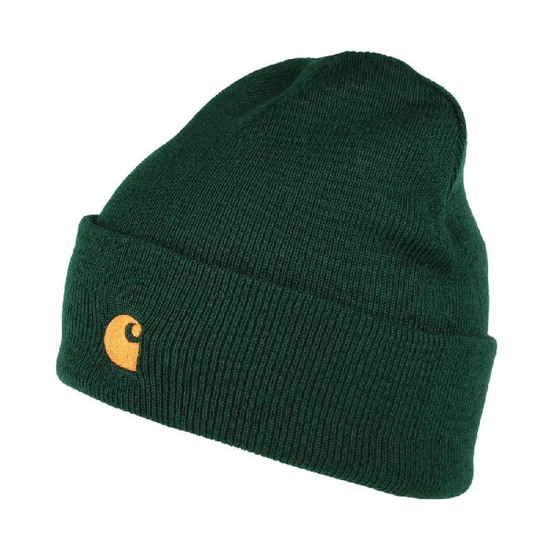 Carhartt WIP Hats Chase Cuffed Beanie Hat - Forest