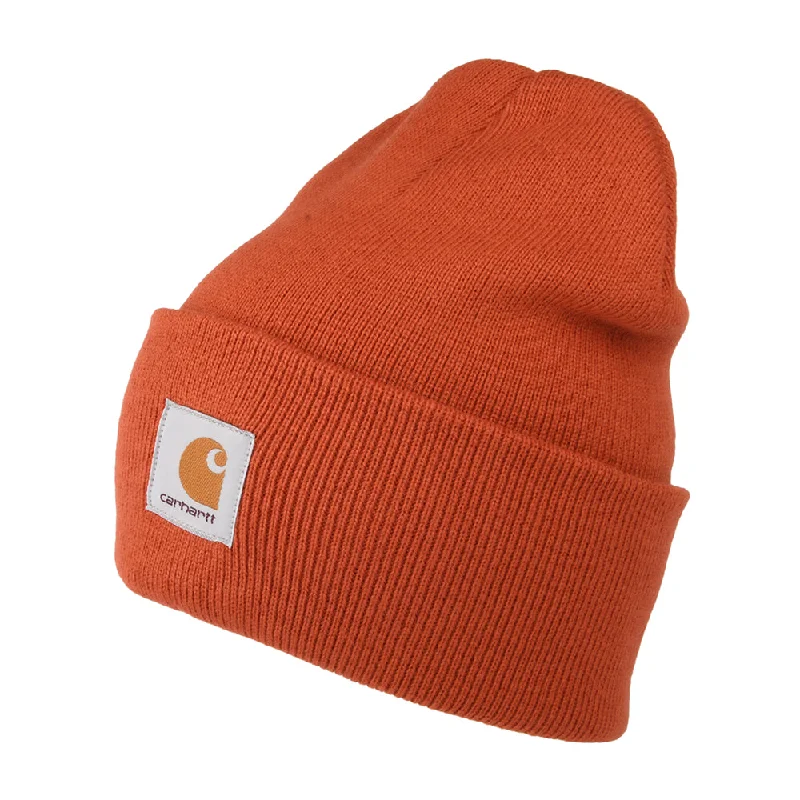 Carhartt WIP Hats Watch Cap Beanie Hat - Brick Red