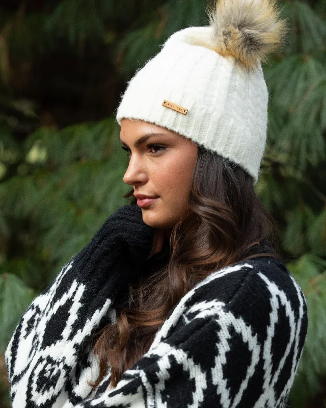 Charlie Beanie in Ivory