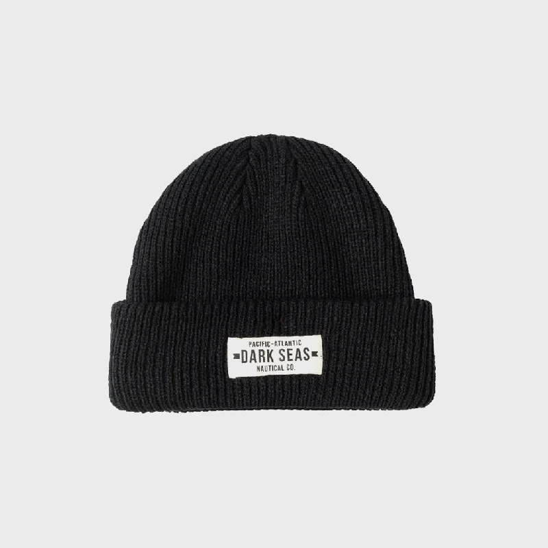 Dark Seas Vaughn Beanie - One Size - Black