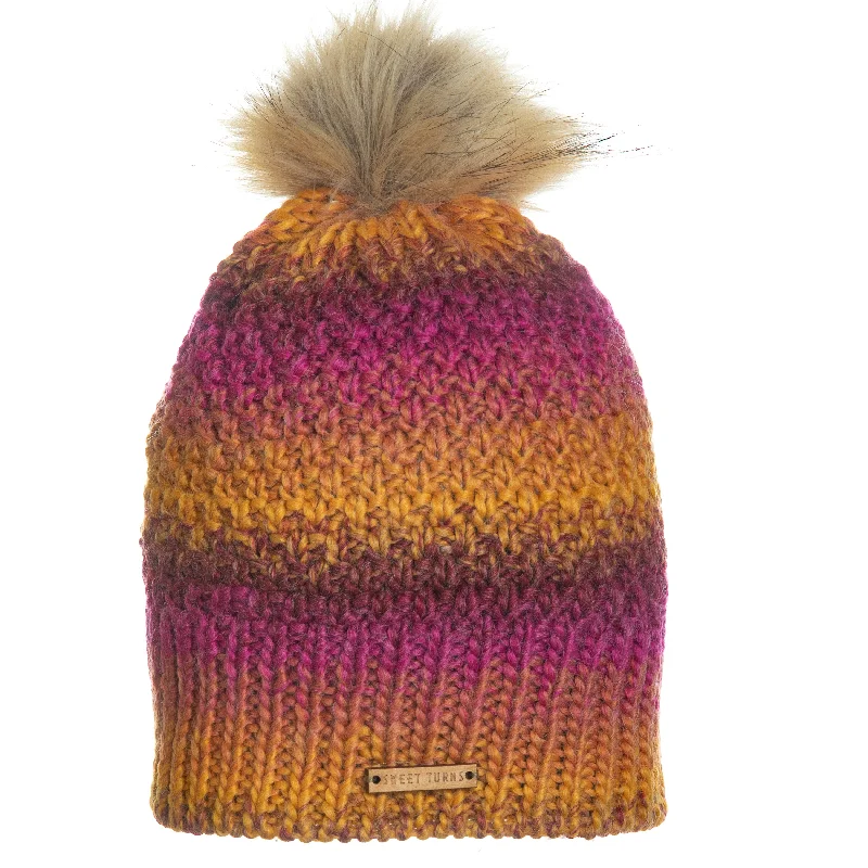 Early Rise Beanie in Fuschia