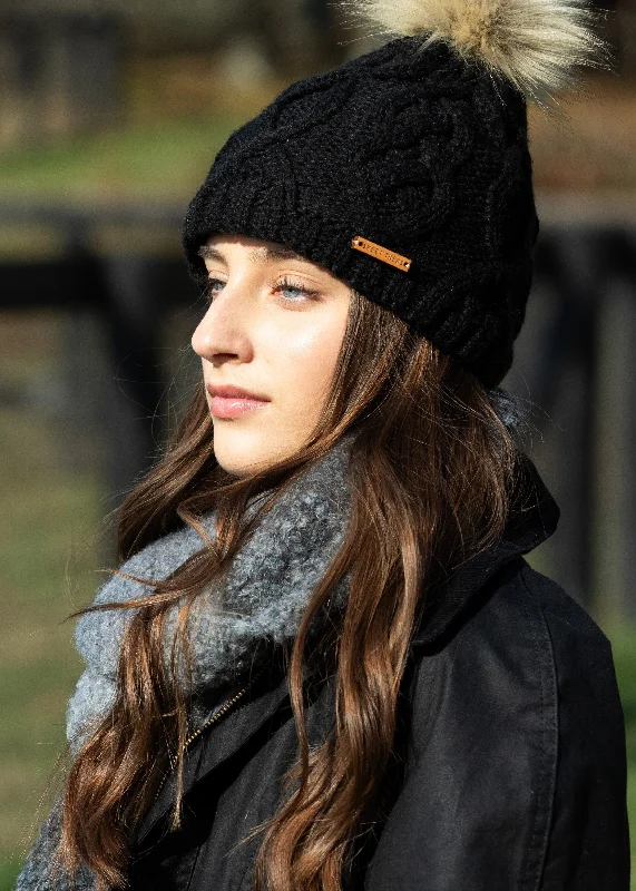 Eco Ivonne Beanie in Black