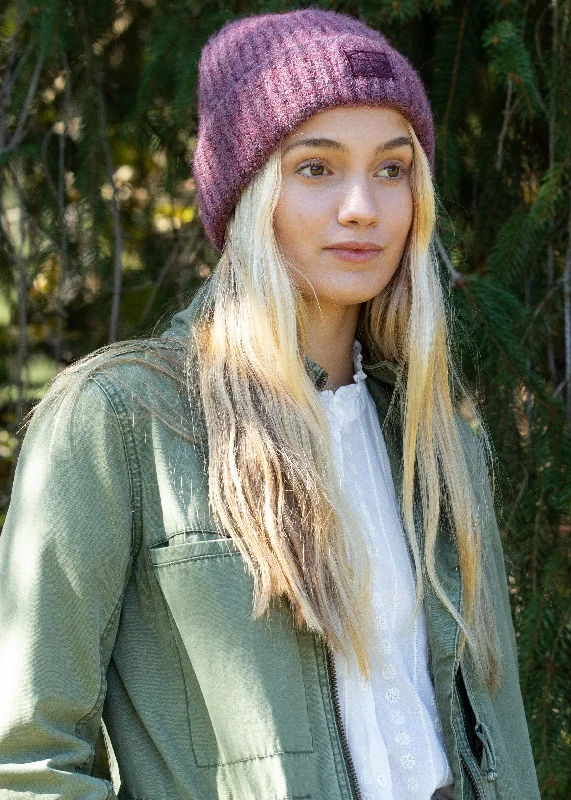 Eco Jane Beanie in Plum