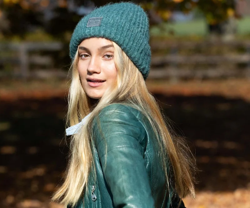 Eco Jane Beanie in Teal