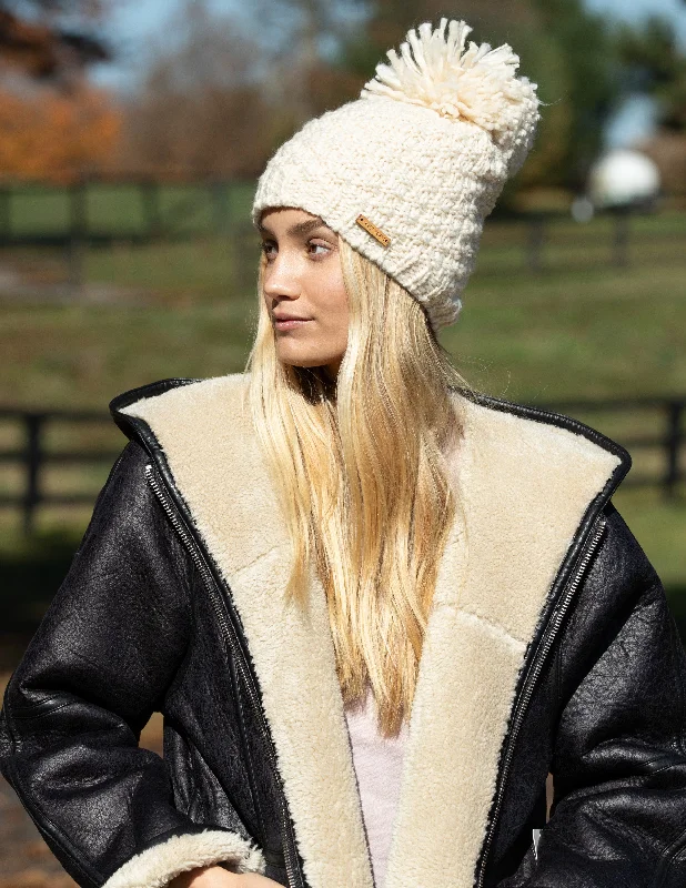 Eco Poppy Beanie in Arctic Wolf