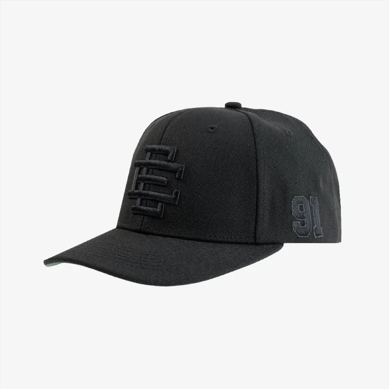 Eric Emanuel EE '91' 3D Embroidered Basic Snapback Hat Black