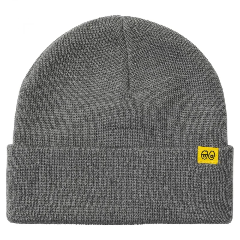 Eyes Clip Beanie (Grey/Yellow)