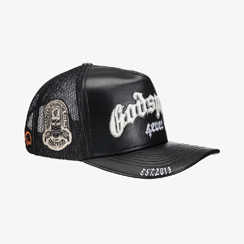 Godspeed 'GS Forever' Premium Leather Trucker Snapback Hat