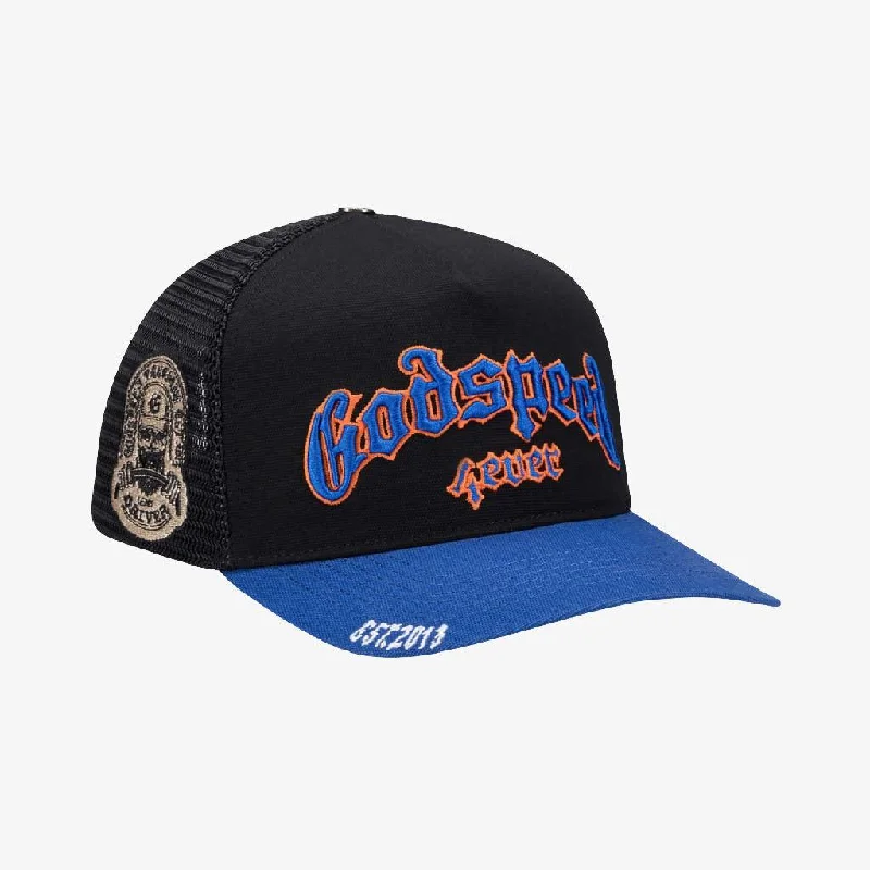 Godspeed 'GS Forever' Trucker Snapback Hat Black / Blue