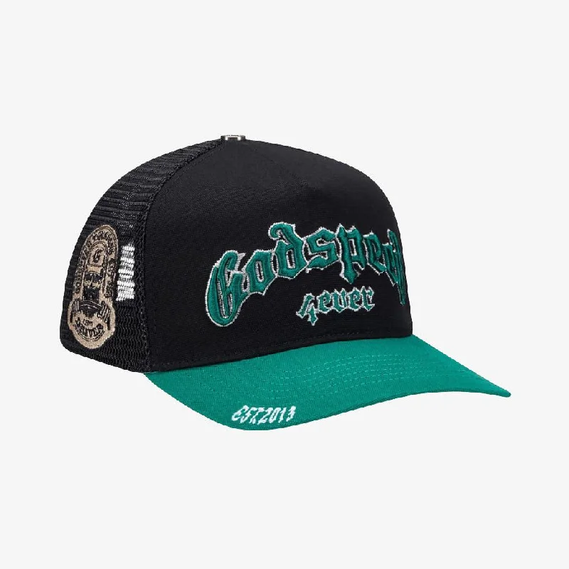 Godspeed 'GS Forever' Trucker Snapback Hat Black / Green