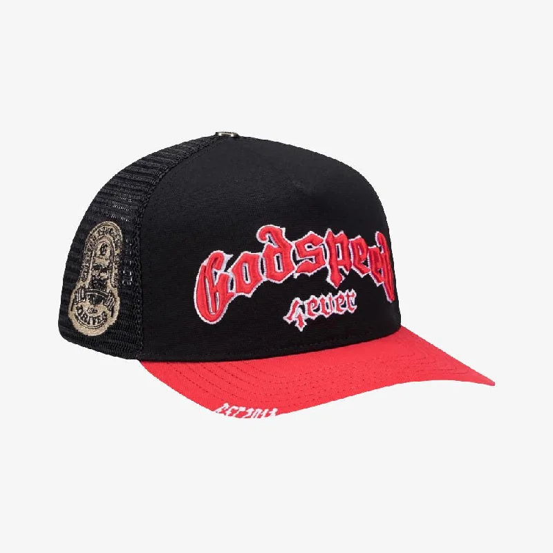 Godspeed 'GS Forever' Trucker Snapback Hat Black / Red