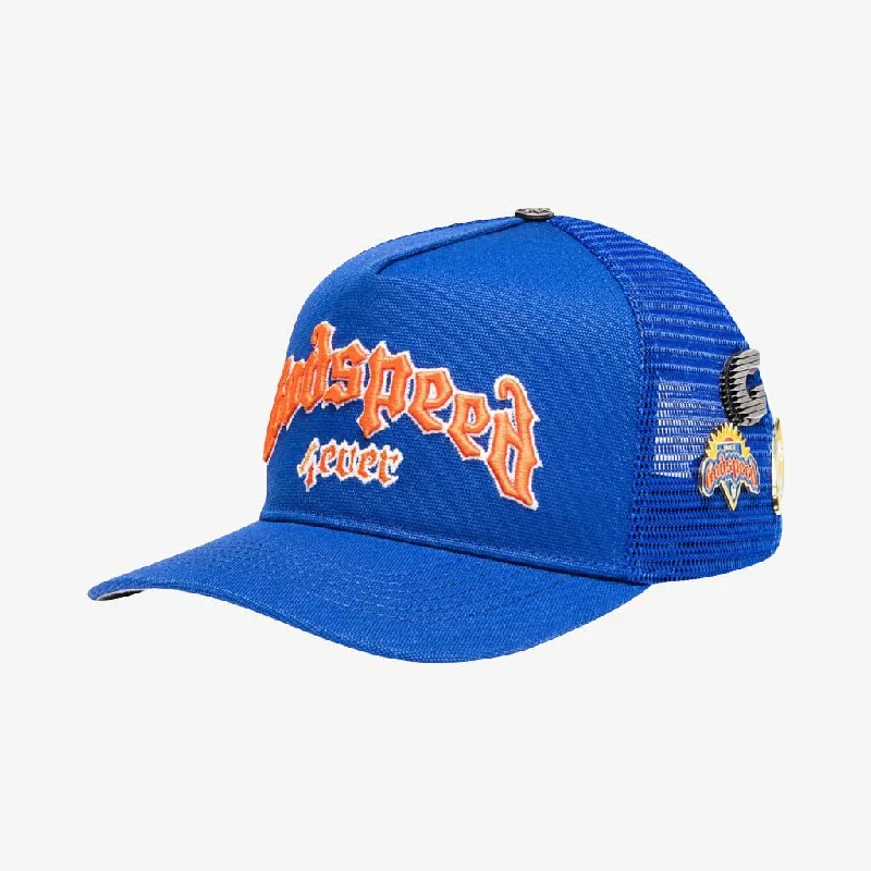 Godspeed 'GS Forever' Trucker Snapback Hat Blue / Orange