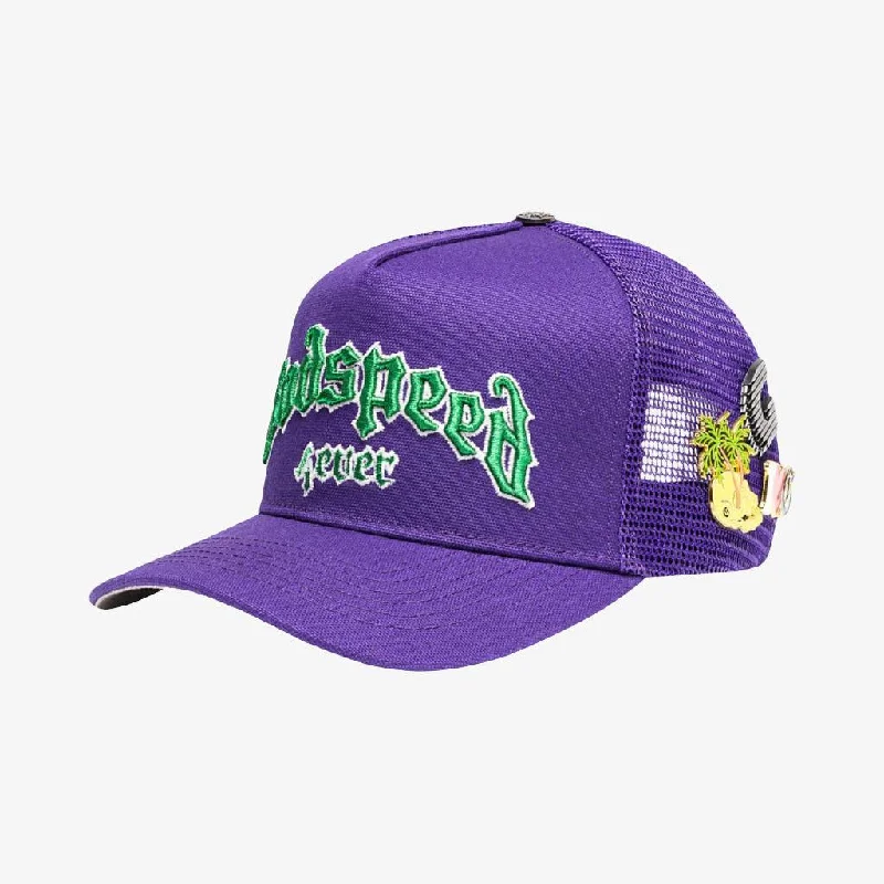 Godspeed 'GS Forever' Trucker Snapback Hat Grape