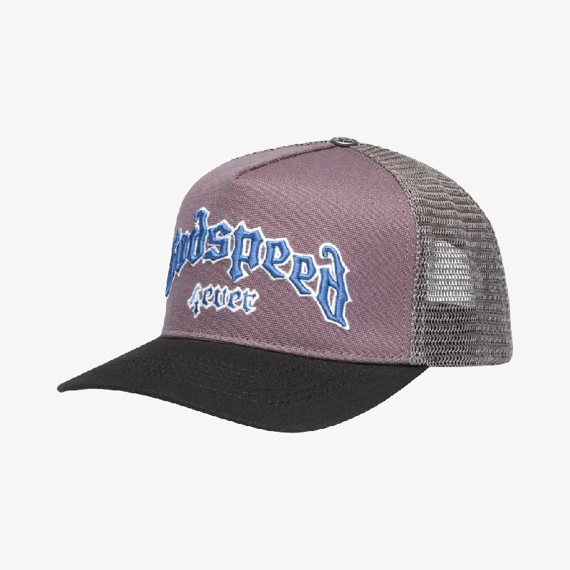 Godspeed 'GS Forever' Trucker Snapback Hat Grey / French Blue