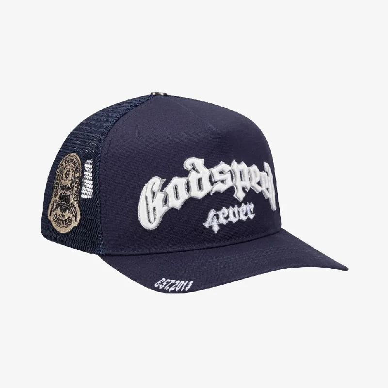 Godspeed 'GS Forever' Trucker Snapback Hat Midnight Navy