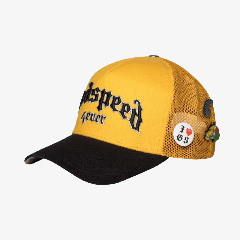 Godspeed 'GS Forever' Trucker Snapback Hat Yellow / Black