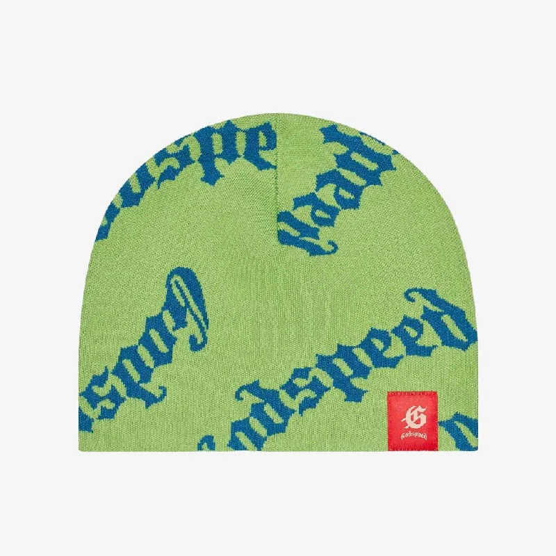 Godspeed 'OG Logo' Beanie Green Apple / Blue