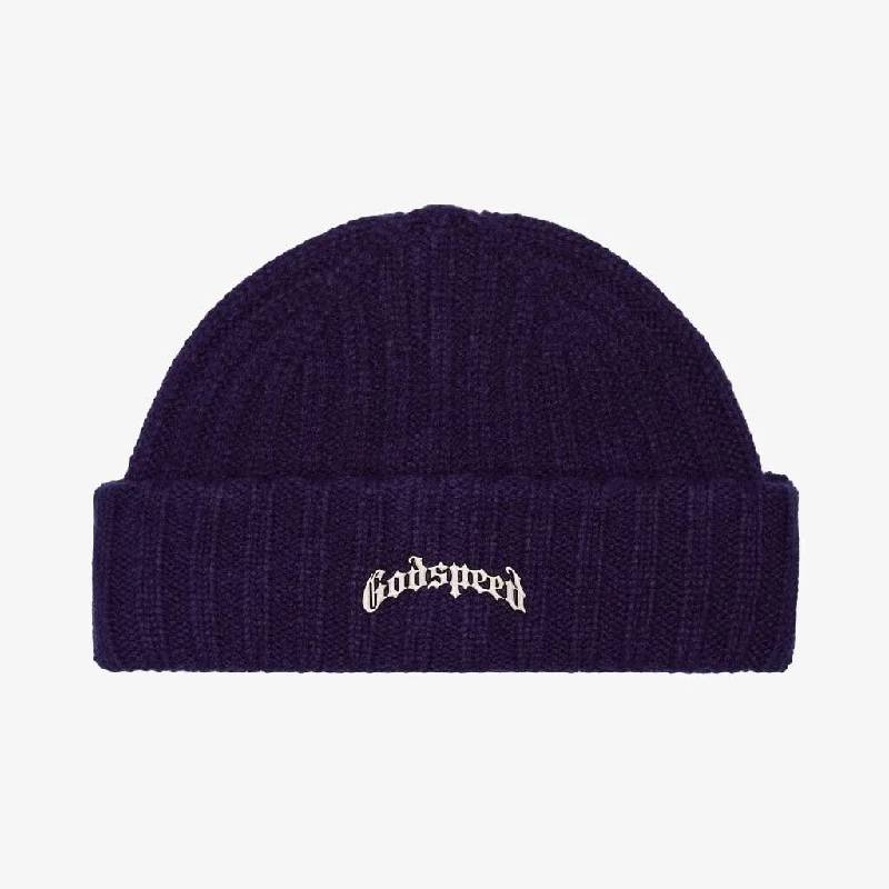 Godspeed 'OG Logo' Emblem Beanie Navy Blue