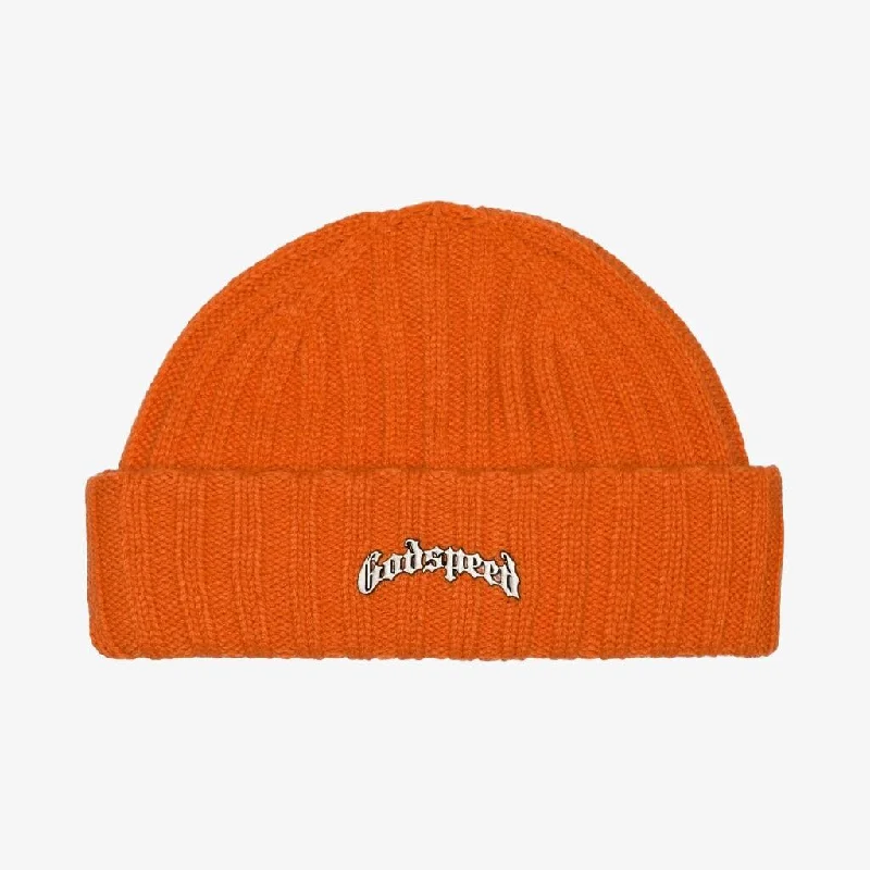 Godspeed 'OG Logo' Emblem Beanie Orange