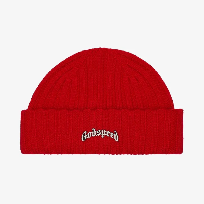 Godspeed 'OG Logo' Emblem Beanie Red