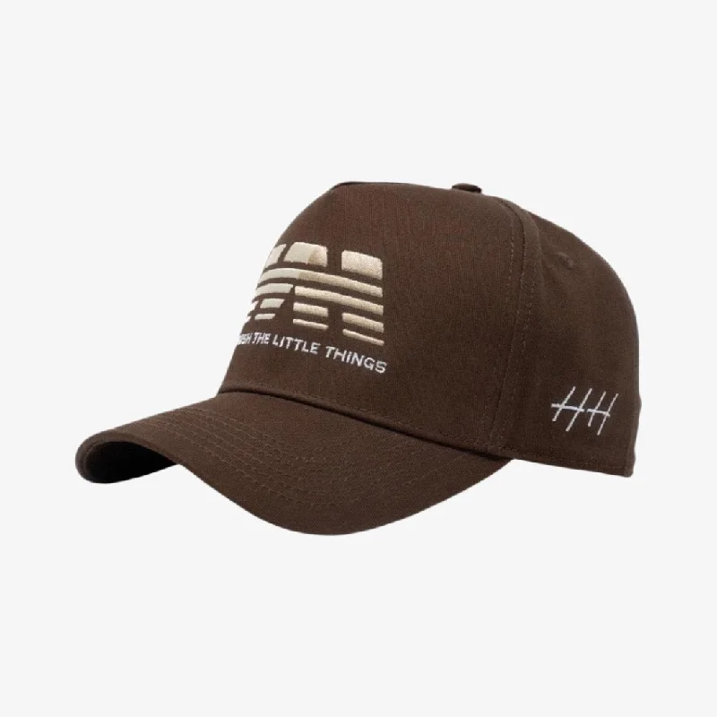 Huega House 'Heritage' 5-Panel Snapback Hat Brown