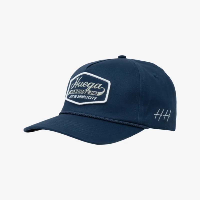 Huega House 'Solace' Snapback Hat Navy Blue