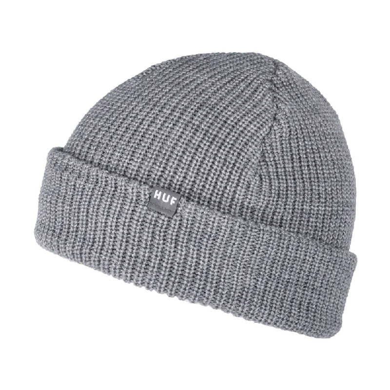 HUF Usual Fisherman Beanie Hat - Grey