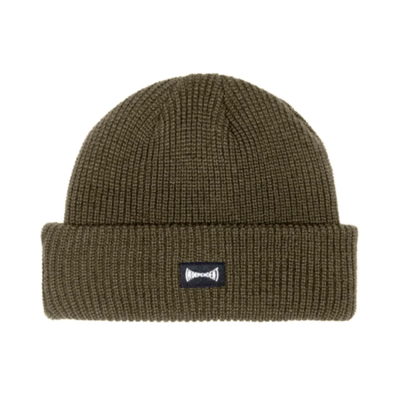 Independent - Span Label Pocket Beanie Gravel