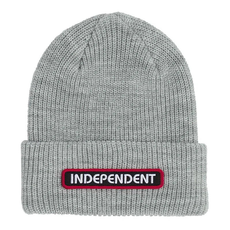 Independent Trucks B/C Groundwork Beanie Long Shoreman Heather Grey Beanie