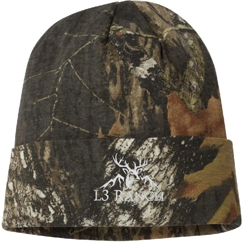 Kati 12" Camo Knit Beanie