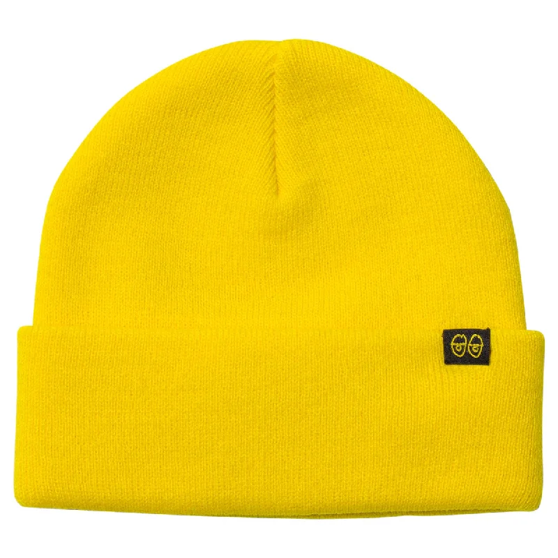 Krooked - Eyes Clip Cuff Beanie Yellow/Black