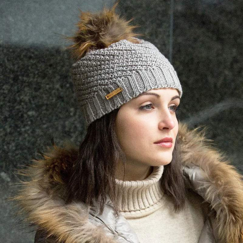 Lexington Beanie in Silver