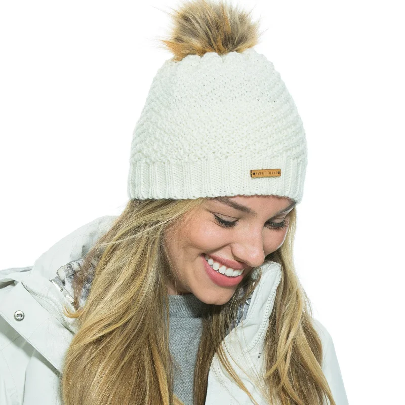 Lexington Beanie in Ivory