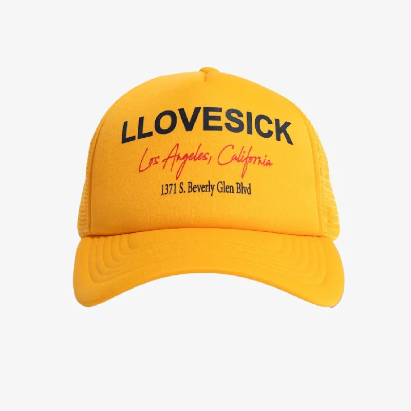 LLovesick 'Starter Pack' 5-Panel Foam Trucker Snapback Cap Gold / Black LL1-104-GLD