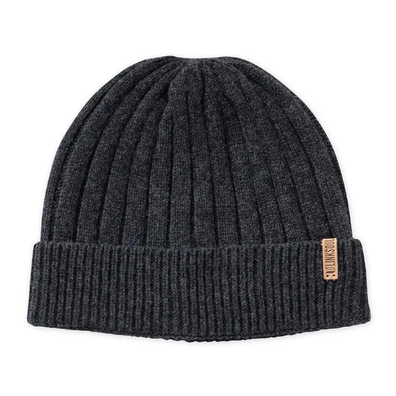 Logan Beanie Charcoal - SU23