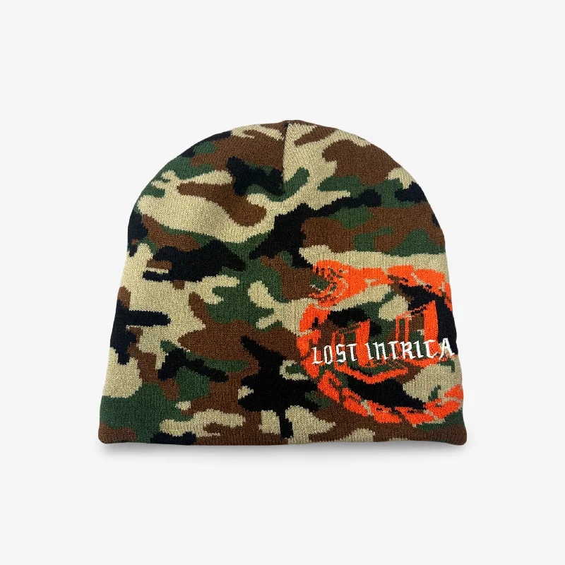 Lost Intricacy Beanie 'Full Circle Snake' Camo