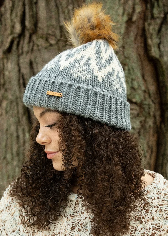 Lucia Beanie in Gray